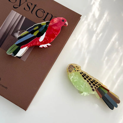 Parrot Series Hair Claw Clips 13cm Large Acetate Hair Accessories For Women 🦜💖