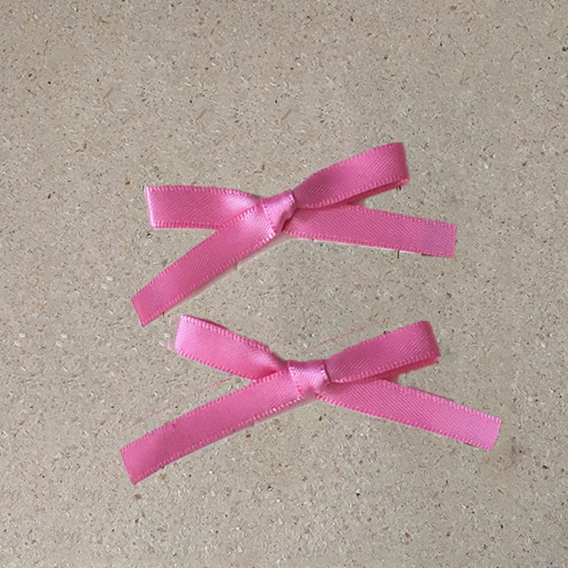 🌸 Sweet Bowtastic Hair Clips - 2Pcs Mini Ballet Bliss for Girls 🎀✨
