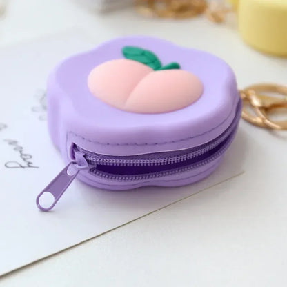 Adorable Animal Friends Silicone Coin Purse 🐾💖 - Cute Round Wallet for Kids & Adults! 🐻🎀 - Pixie Quill