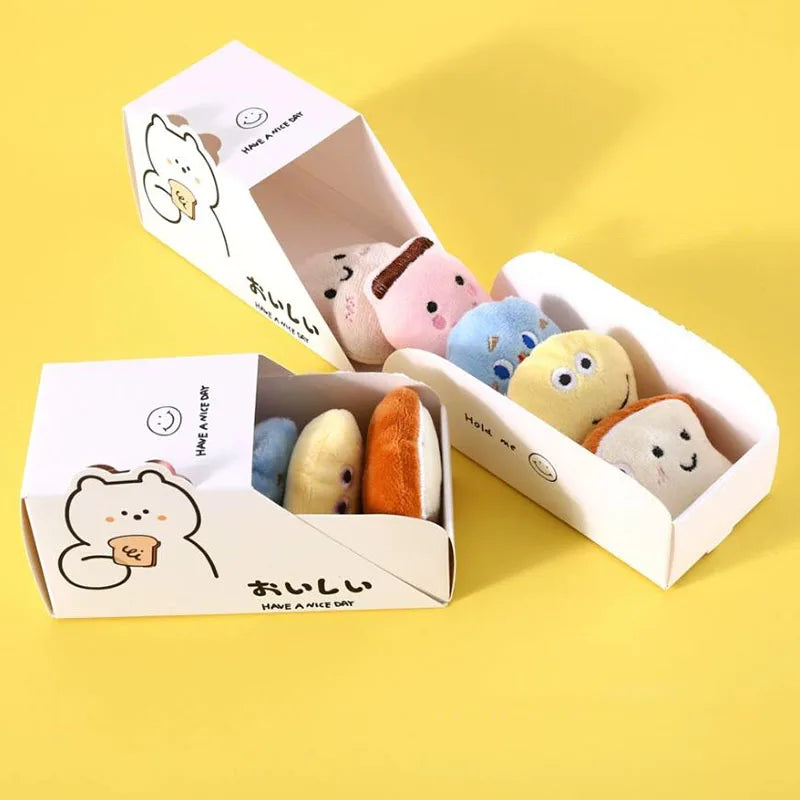Kawaii Catnip Rice Ball Plush Toy 🎉🐾 - Adorable Boredom Buster for Cats! 🐱💖