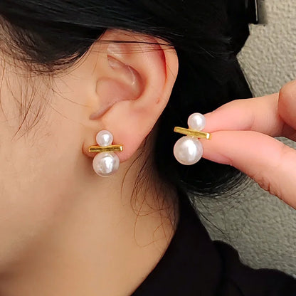 🌸 Adorable Pearl Bow Dangle Earrings 🎀 - Playful Vintage Charm for Fashionistas! 💖 Ideal for Celebrations & Sweet Surprises! 🎊 - Pixie Quill
