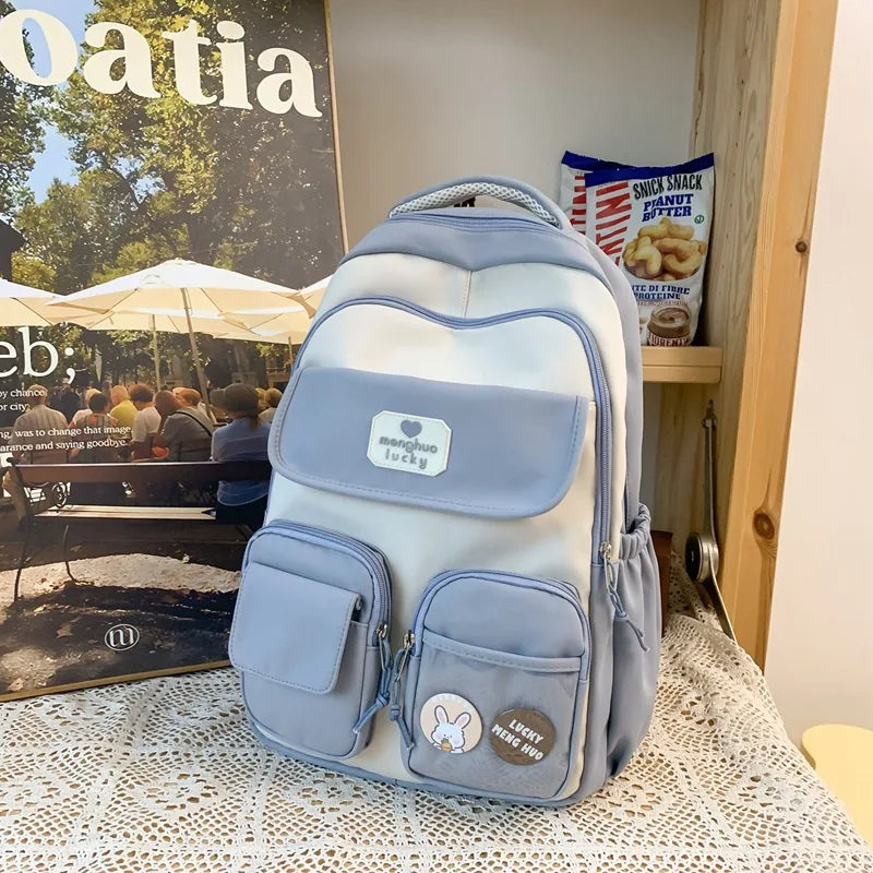 Adorable Kawaii Capybara Backpack 🐾✨ | Spacious, Waterproof, and Adjustable for Students! 🎒