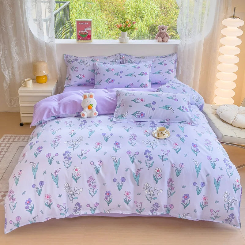 Charming Strawberry Dreamland Duvet Set 🍓✨ Cozy Kawaii Bedding for Sweet Sleep!