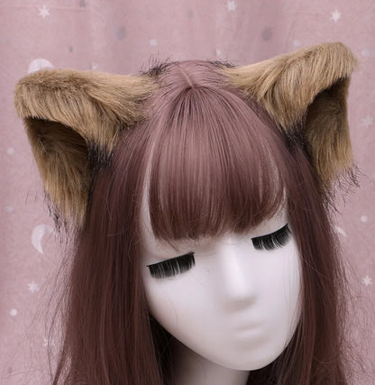 Kawaii Cat Ears Anime Lolita Headband 🎀 | Gothic Cosplay Hair Accessories 🐾✨