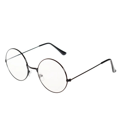 Kawaii Round Glasses with Sakura Chain 🌸✨ Cute Retro Eyewear for Cosplay & Daily Wear 👓💖