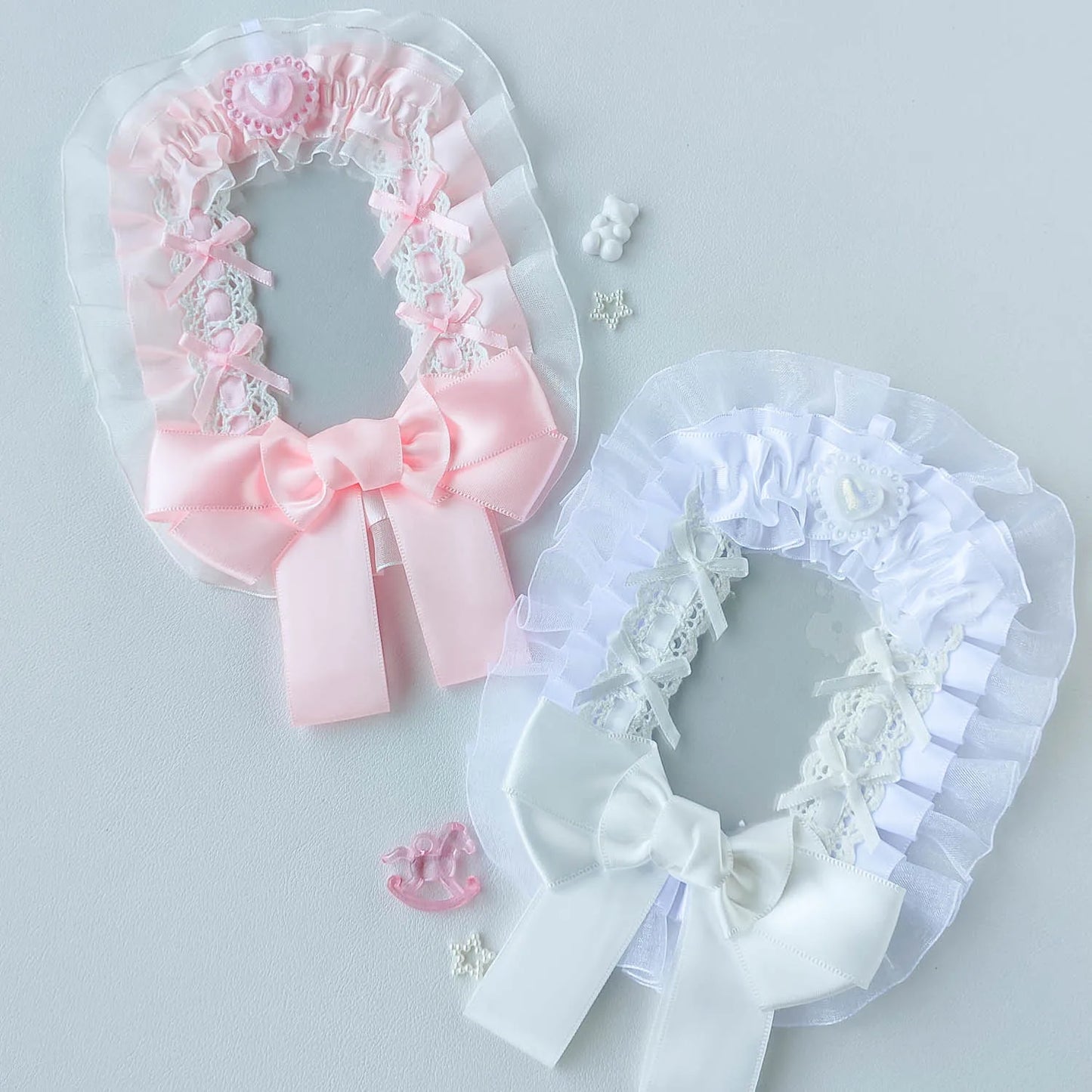 Ribbon Bowknot Lace Card Holder 3 Inch Photocard Toploader For Anime Ita Bags 🎀🃏