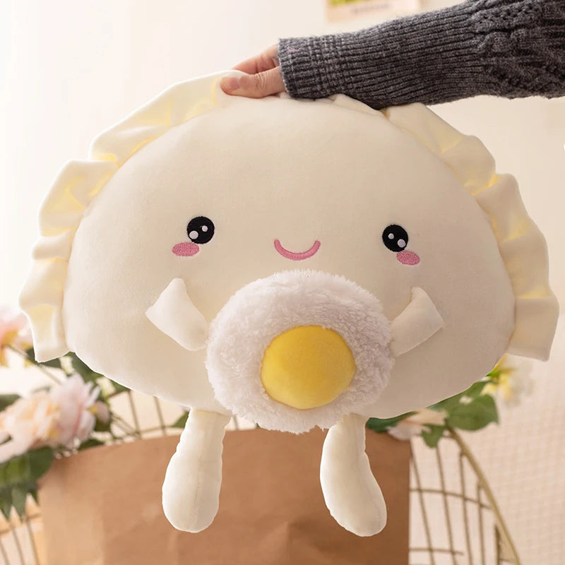 🥟 Cute Dumpling Plushie Buddy ✨ Cozy Pillow Pal for Fun Room Decor! - Pixie Quill