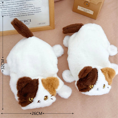 Winter Cute Cat Gloves Scarf Windproof Knee Protector Set Outdoor Warm Small Scarf