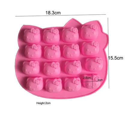 Cute Cartoon Animal Silicone Mold for Baking and Cupcake Topper 🐻🐭🐱🐷🦆
