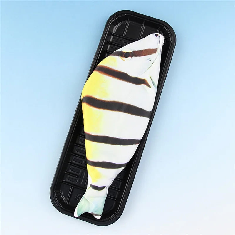 Cute Simulation Fish Pencil Case Cartoon Zipper Box Large Capacity 🐟🐠