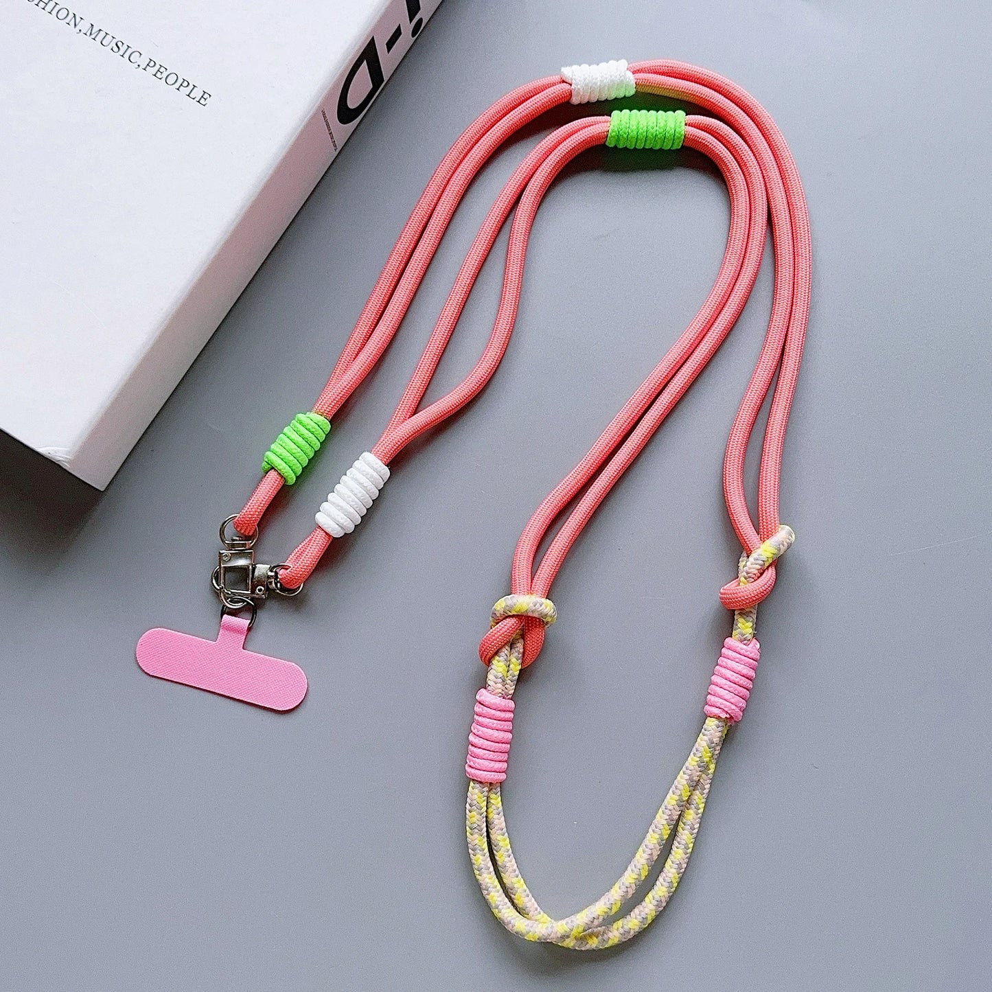 Kawaii Colorful Double-Sided Mobile Phone Lanyard 🌈✨ - Trendy & Safe Shoulder Strap for Everyday Adventures! 🎀📱