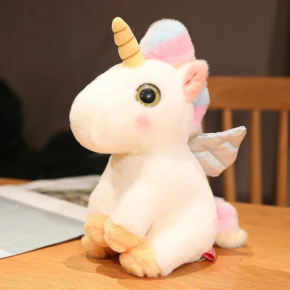 Colorful Unicorn Plush Toy 25cm Cute Cartoon Soft Stuffed Doll Gift For Kids CE Certified 🦄🧸✨
