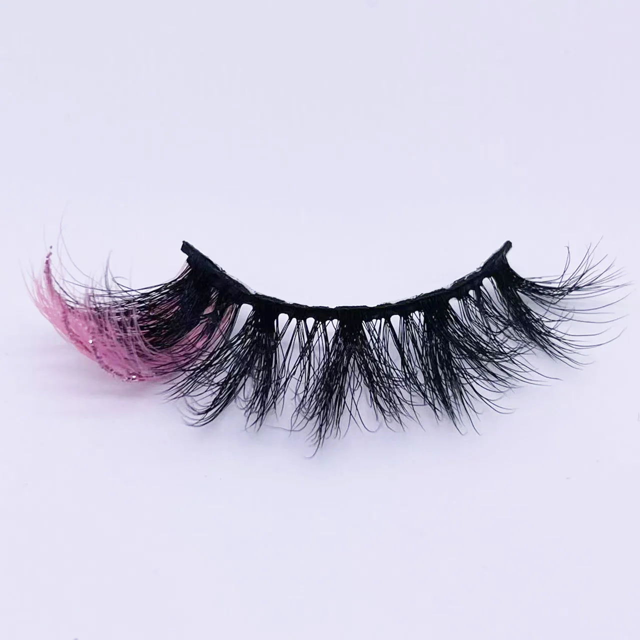 ✨ Kawaii Glitter Ombre 20MM Mink Lashes 🌈 | Dramatic & Colorful Fake Eyelashes 💖