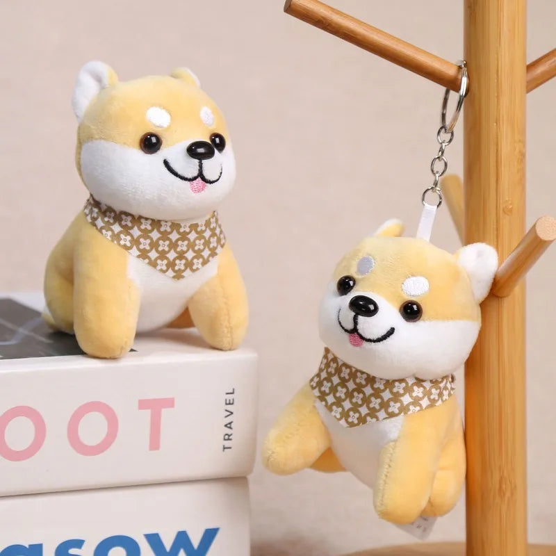 Adorable Shiba Inu Plush Keychain 10 Cm Cute Toy Pendant 🐶🎀