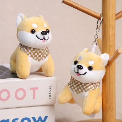 Adorable Shiba Inu Plush Keychain 10 Cm Cute Toy Pendant 🐶🎀