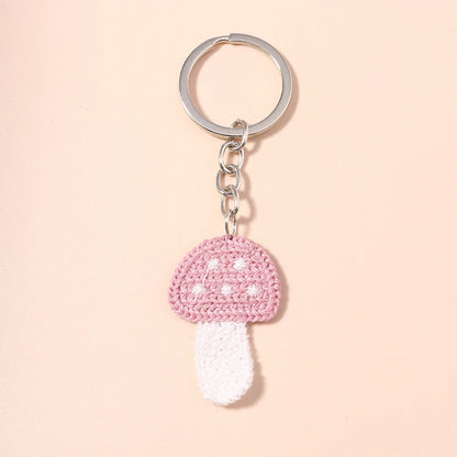 Playful Handmade Knitted Pig Dog Keyrings for Gifts 🐷🐶