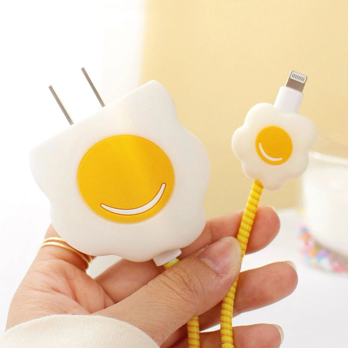 Adorable 3D Ice Cream USB Cable Protector 🍦✨ for iPhone 18/20W - Kawaii Cartoon Winder & Fast Charging Cover!