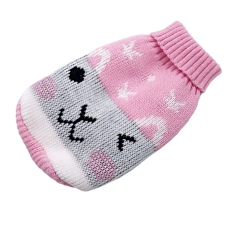 Kawaii Cozy Pup & Kitty Sweater 🐶🐱✨ | Adorable Winter Wear for Small & Medium Dogs!