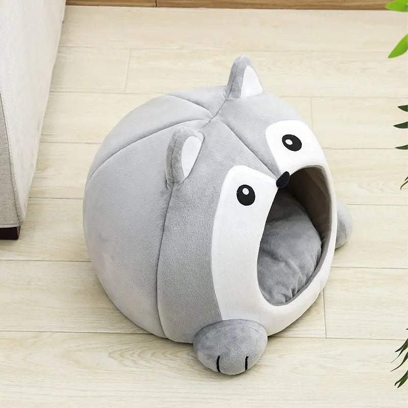 Kawaii Cozy Cat Cave 🐾✨ Plush Pet Lounger & Snuggly Sofa for Kittens & Small Dogs 🐶💖