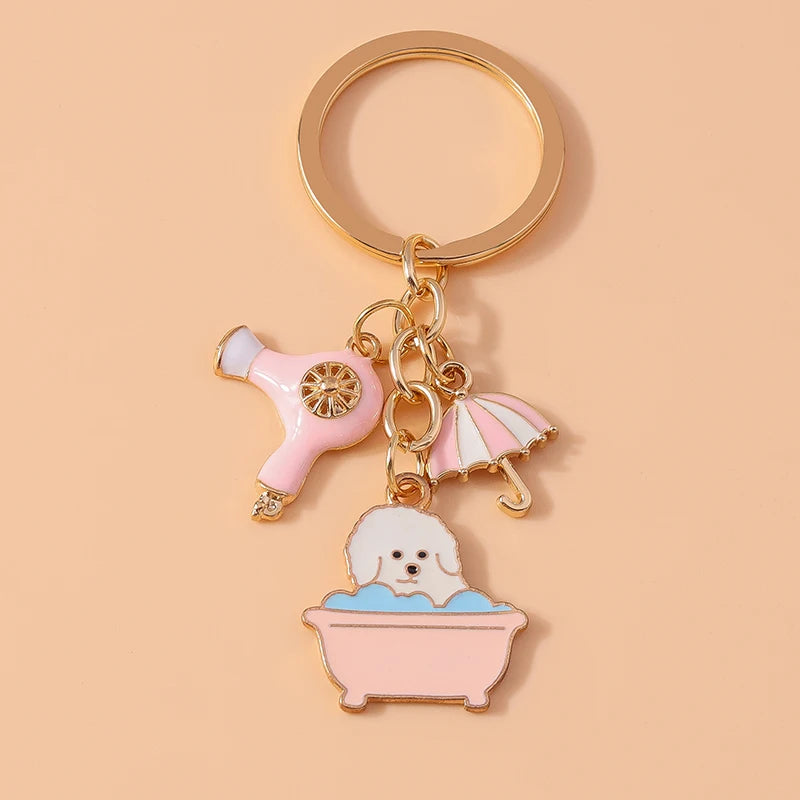 Kawaii Unicorn Horse Enamel Keychain 🦄✨ | Cute Metal Key Ring Pendant for Women & Girls | Perfect DIY Gift for Handbags & Car Keys 🎁💕