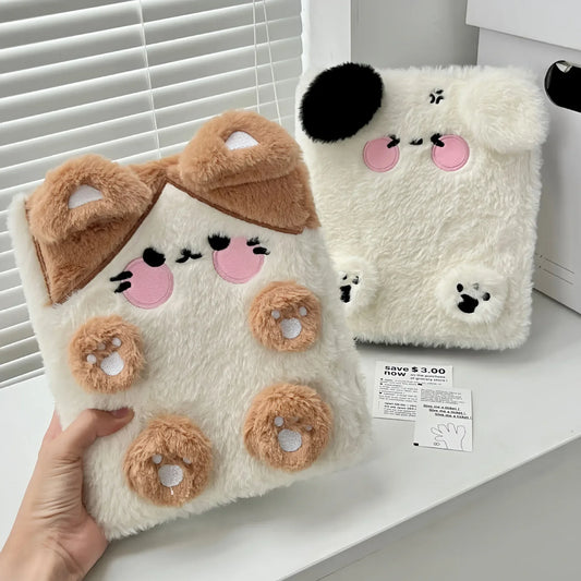Kawaii Plush Pet Photo Album 🐾📸 - A6 Binder for Kpop & Memories! ✨📚