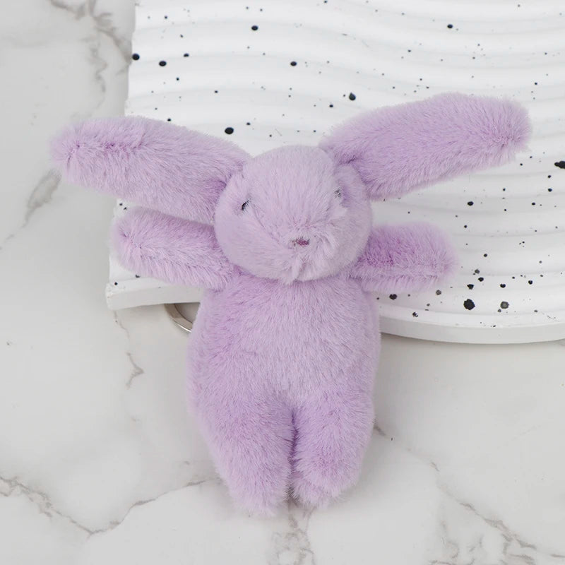 Kawaii Bunny Plush Keychain 🐇✨ Cute Soft Rabbit Doll for Bags & Gifts!