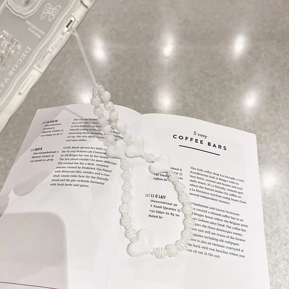 🌸 Adorable Butterfly Bow 3D Love Bracelet Phone Case for iPhone 11/12/13/14/15 – Cute & Clear TPU Back Cover! 🦋✨