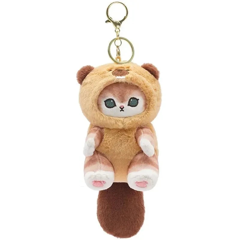 Chibi Shark Cat Plush Keychain Pendant Cartoon Charm Backpack Decor 🧸🎒✨