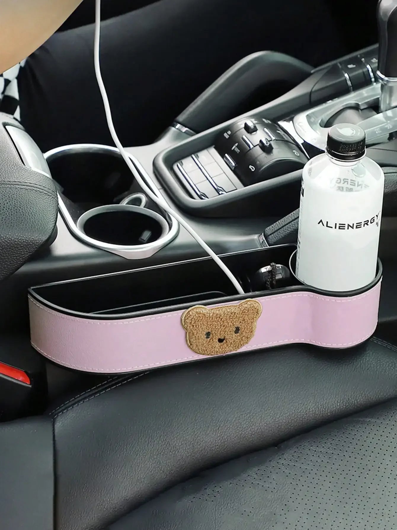 Kawaii Car Seat Gap Organizer 🌟✨ - Cartoon Storage Box for Adorable Car Interiors 🚗💕