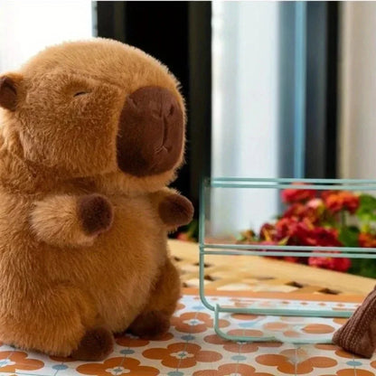 ✨ Adorable Capybara Cuddle Buddy 🐻 23cm Fluffy Friend - Perfect Gift for Animal Lovers! 🎈