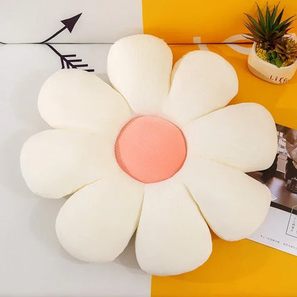 Daisy Dreamland Plush Pillow 🌼✨ Soft Flower Cushion for Kids & Home Decor 💖 - Pixie Quill