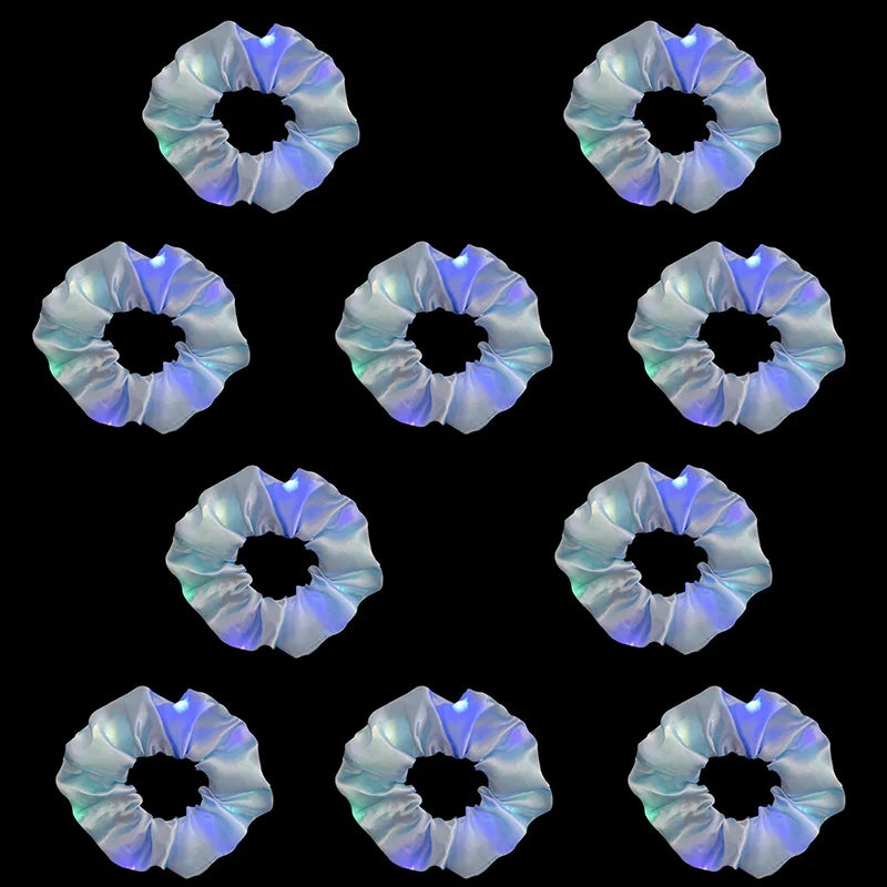 ✨ Sparkle & Shine LED Scrunchies 🎉 - Perfect Hair Accessory for Parties & Celebrations! 🌈💖