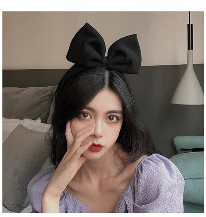 Kawaii Red & Black Bow Hairband 🎀 | Cute & Stylish Headwear for Girls & Women 🌈✨