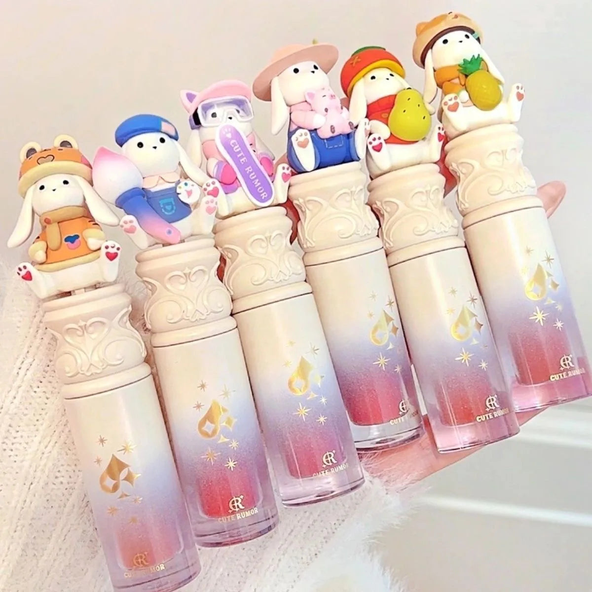 💖 Kawaii Lip Plump Gloss 🌸 Hydrating Lip Oil for Soft, Smooth Lips 💦 Perfect Gift for Her 🎁