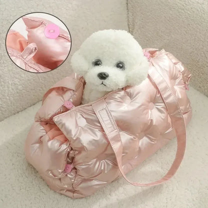 Kawaii Winter Pet Carrier 🐾✨ | Cozy Handbag for Small Dogs & Cats 🐶🐱 | Cute Portable Travel Bag for Your Furry Friend! 👜🌟
