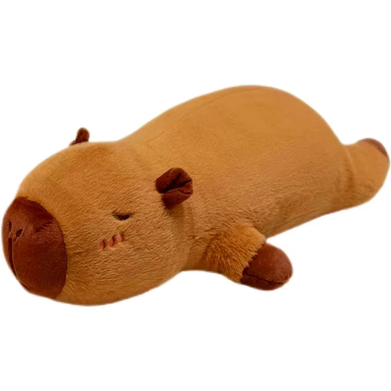 Adorable Kawaii Capybara Plush Pillow 🐾✨ | Fluffy Stuffed Animal Cushion for Cozy Naps & School Snuggles!