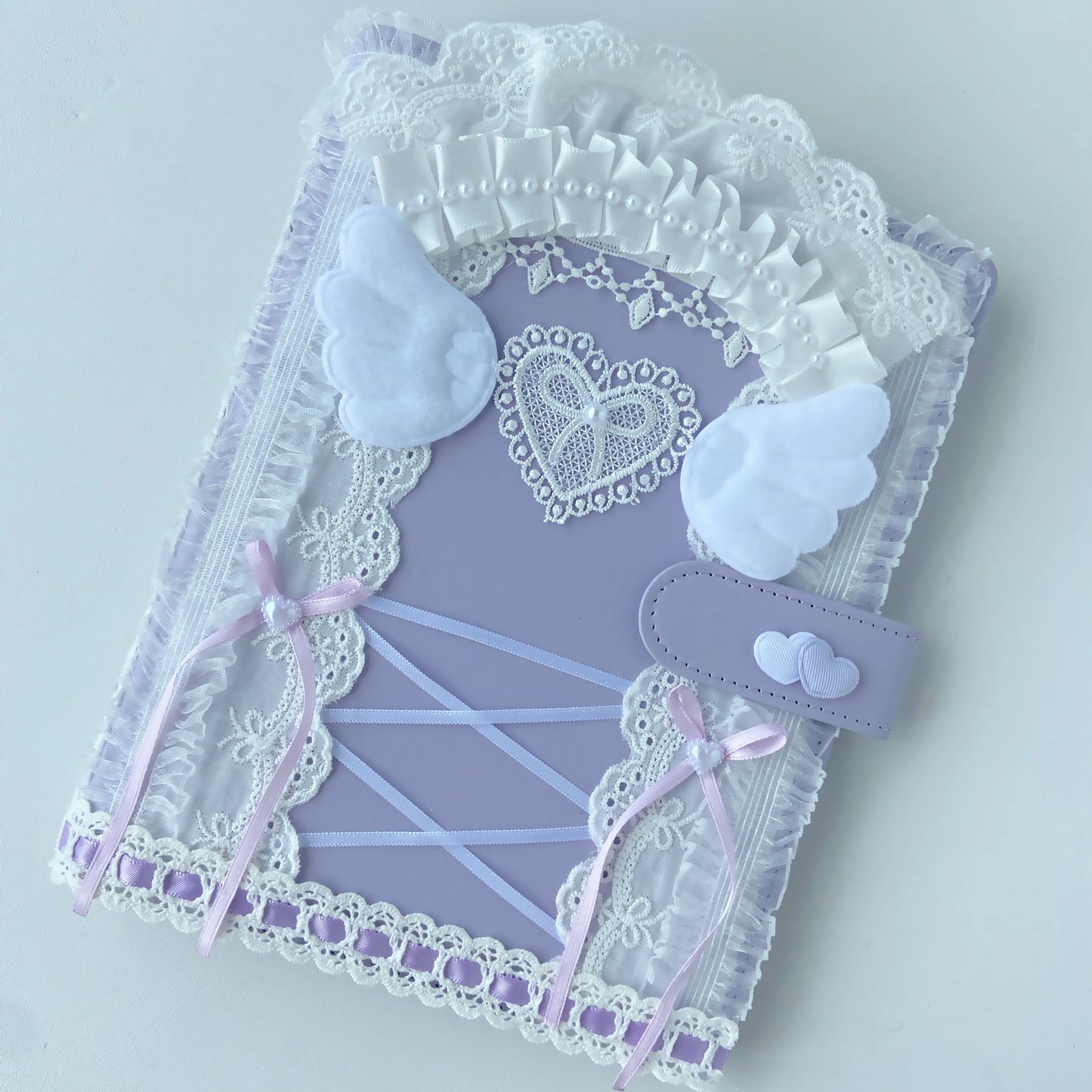 Sweet Kpop Photocard Album A5 Binder With Lace PU Cover Card Holder 📚💖