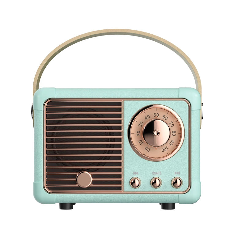 Kawaii Retro Bluetooth Speaker 🎶💕 | Portable Mini 3W Wireless Cutie with 3D Surround Sound 🌈✨