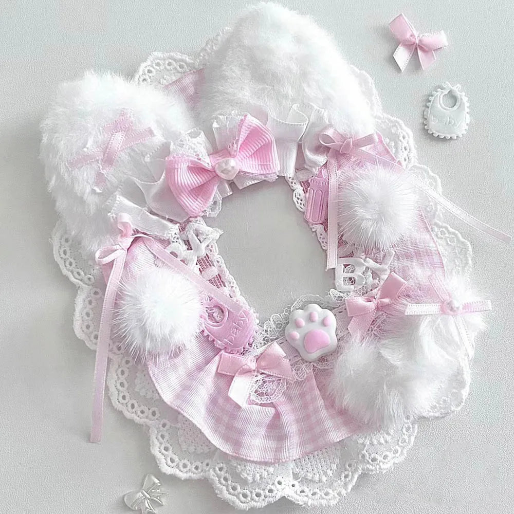 Blue Bowknot Lace Photocard Holder Display Cute ID Card Sleeve 💙🎀