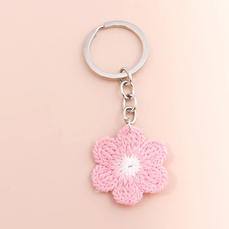 Playful Handmade Knitted Pig Dog Keyrings for Gifts 🐷🐶