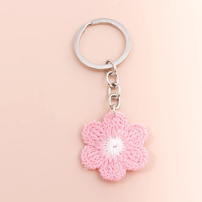 Playful Handmade Knitted Pig Dog Keyrings for Gifts 🐷🐶