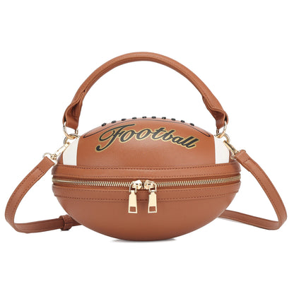 Charming Football-Inspired Crossbody Bag 🎉💖 for Trendy Girls & Women - Fun & Fashionable Shoulder Purse! 🏈✨