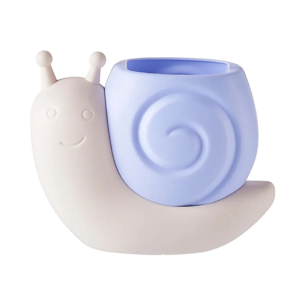 Kawaii Snail & Ice Cream Pencil Holder 🐌🍦 | Cute Multi-functional Desk Organizer for Students ✏️📚