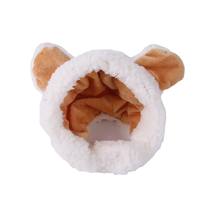 Adorable Feline Fantasy 🐾💖 Bear Plush Pet Hat for Purrfect Cosplay Fun!