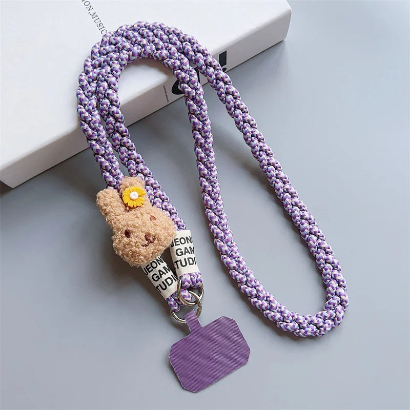 Kawaii Outdoor Adventure Lanyard 🌟✨ Cute Mobile Phone Strap for Women - Anti-Loss & Fashionable Hanging Accessory! 🎀📱
