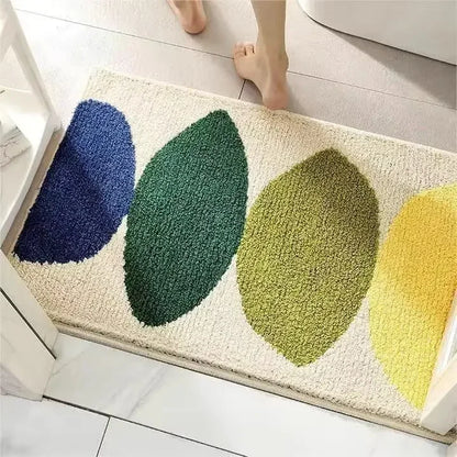 Adorable Kawaii Floral Bathroom Rug 🌸 | 40x60cm Soft & Absorbent Non-Slip Mat 🛁 | Machine Washable Cutie! 🧼