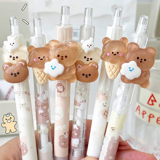 Kawaii Automatic Mechanical Pencils Set 🎨✨ - Adorable Drawing & Writing Tools for School & Office 🖊️💕