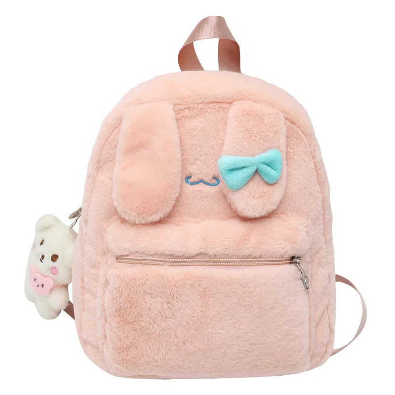 Kawaii Custom Plush Cartoon Backpack 🎒✨ - Adorable Personalized One Shoulder Bag for Students! 🌈🐾