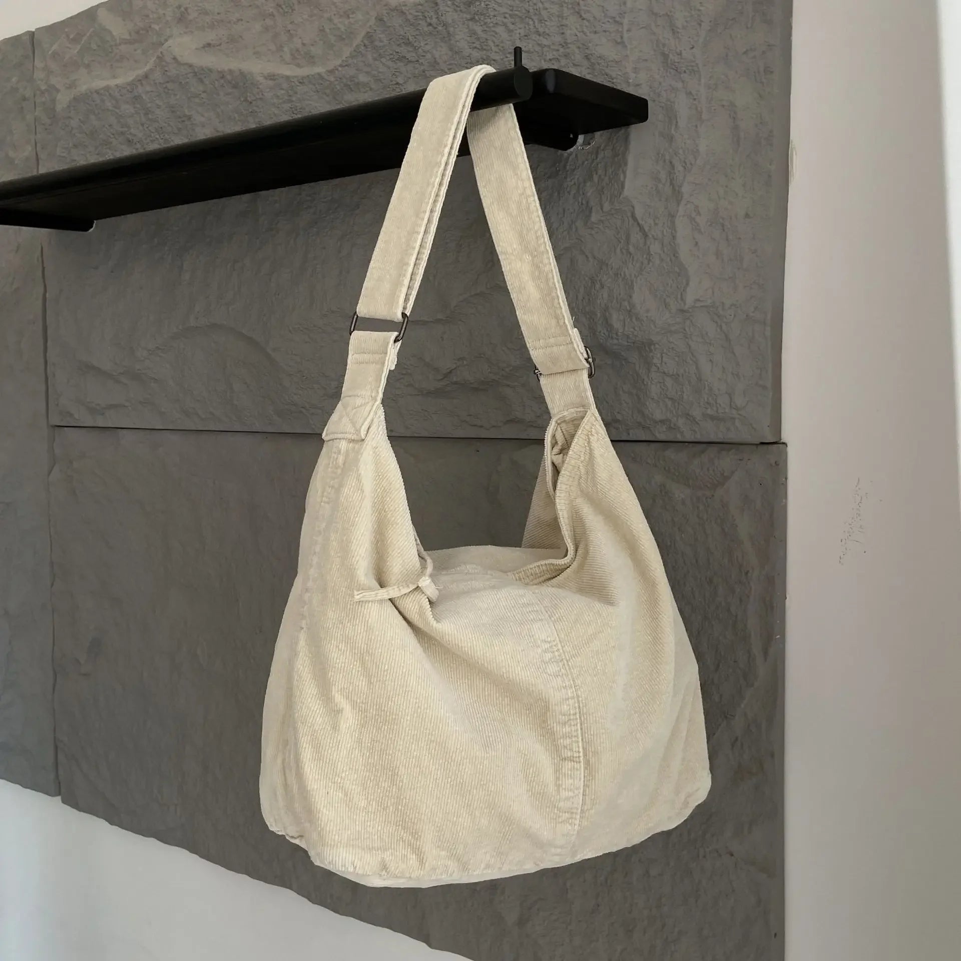 🌲✨ Whimsical Forest Vibes: Charming Corduroy Tote & Crossbody Delight! 🎨👜 - Pixie Quill