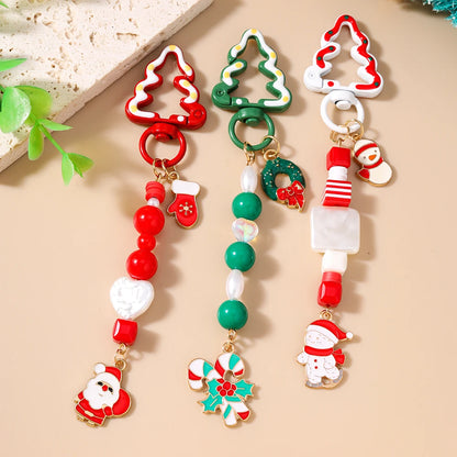 Cute Snowman Christmas Keychain For Women Girls Gift 🎄⛄✨